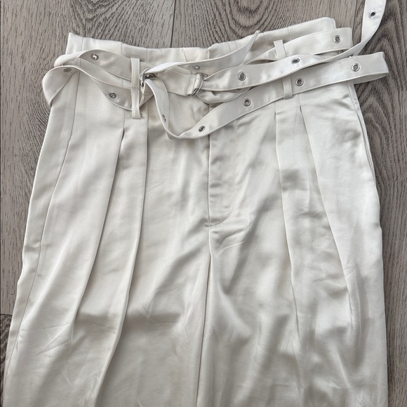 NOLI light Cream Wide Leg Women's Pants - Picture 4 of 5